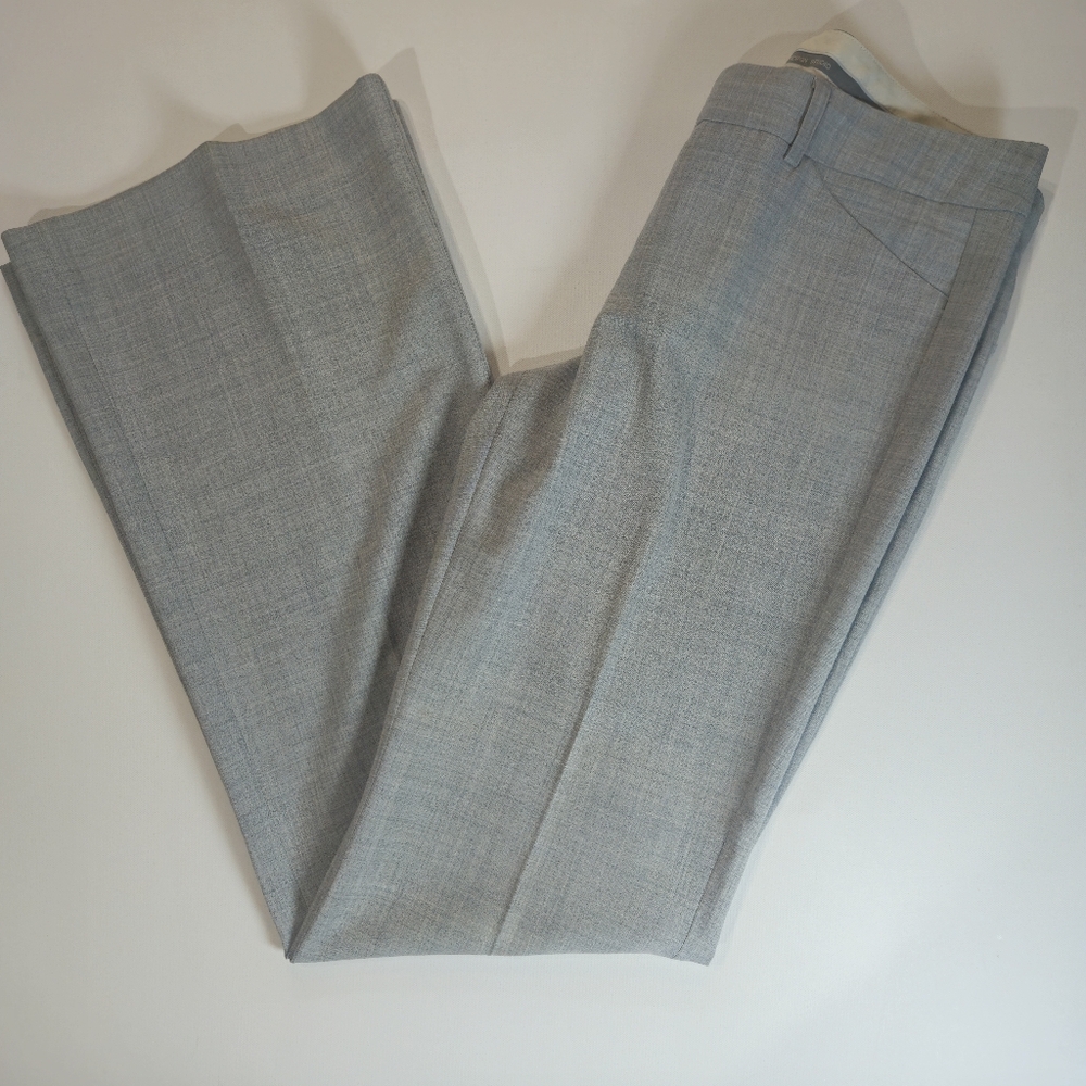 Express Light Gray Boot Cut Dress Pants